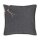 Knit Factory Imre Kissen 50x50 cm Glatt Anthrazit
