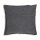 Knit Factory Imre Kissen 50x50 cm Glatt Anthrazit