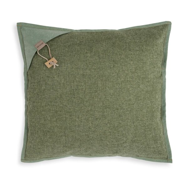 Knit Factory Hope Kissen 50x50 cm Glatt Grün