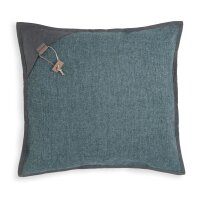 Knit Factory Hope Kissen 50x50 cm Glatt Dunkelblau