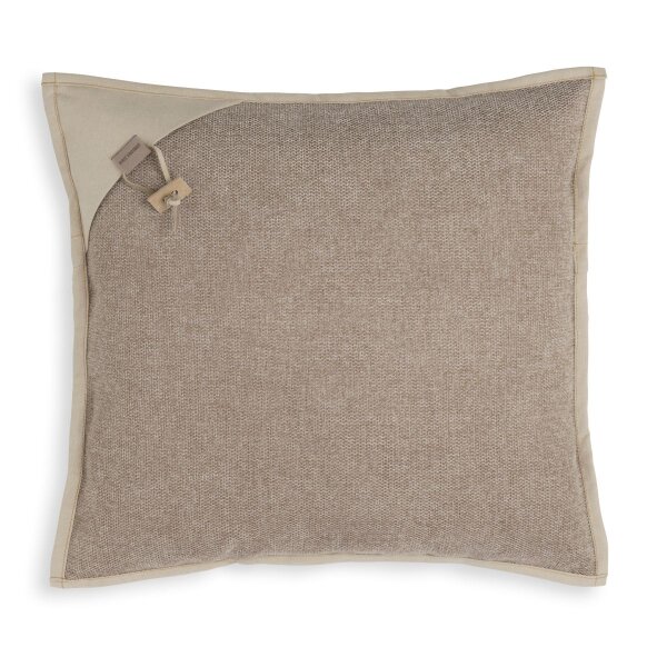 Knit Factory Hope Kissen 50x50 cm Glatt Beige