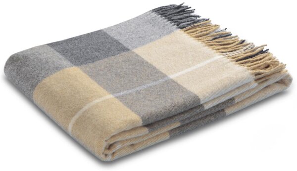 Biederlack Plaid Franse 130 x 170 cm Quito Beige