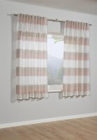 Gardinia Schal mit Gardinenband Etamine altrosa 140 x 245