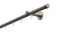Gardinia ISA 1-Lauf  mit Innenlauf II Ø 20 mm edelstahl-optik 160 cm