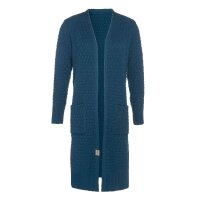 Knit Factory Jaida Strickjacke 36/38 Glatt Dunkelblau