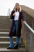 Knit Factory Jaida Strickjacke 36/38 Glatt Dunkelblau