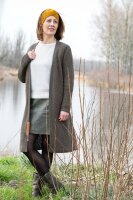 Knit Factory Luna Strickjacke 46/48 Glatt Gelb