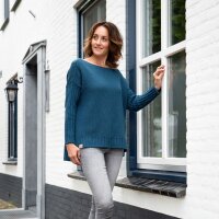 Knit Factory Kylie Pullover 46/54 Glatt Dunkelblau