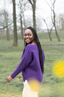 Knit Factory Kylie Pullover 46/54 Glatt Dunkelblau