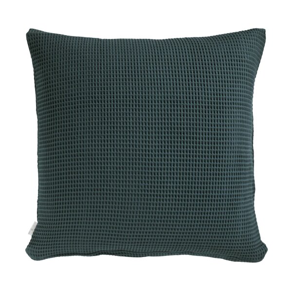 Heckett and Lane  Wafel Kissenbezug 80x80 Bistro Green Uni Bistro-Green