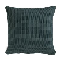 Heckett and Lane  Wafel Kissenbezug 80x80 Bistro Green Uni Bistro-Green
