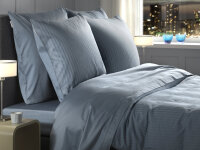 Heckett and Lane Mako Satin Banda BW 155 Colonial Blue Striped Colonial-Blue