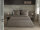 Heckett and Lane Mako Satin Banda BW 135 Taupe Grey Striped Taupe-Grey