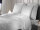 Heckett and Lane Mako Satin Diamante Bettwäsche 135 White Other White 1 Bettbezug 135x200cm + 1 Kissenbezug 80x80cm