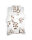 Heckett and Lane Mako Satin GOTS Alara Bettwäsche 155 Sage Taupe Flora Sage-Taupe 1 Bettbezug 155x220cm + 1 Kissenbezug 80x80cm