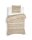 Heckett and Lane Mako Satin GOTS Foster Bettwäsche 155 Candied Beige Other Candied-Beige 1 Bettbezug 155x220cm + 1 Kissenbezug 80x80cm