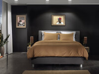 Yellow Perkal Percale Bettwäsche 135 Cognac Brown...
