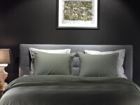 Yellow Perkal Percale Bettwäsche 135 Army Green Uni Army-Green 1 Bettbezug 135x200cm + 1 Kissenbezug 80x80cm