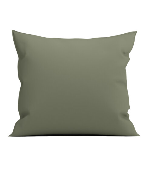 Yellow Perkal Percale Kissenbezug 80x80 Army Green Uni Army-Green
