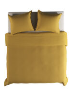 Yellow  Cialda Bettwäsche 135 Ochre Gold Uni Ochre-Gold 1 Bettbezug 135x200cm + 1 Kissenbezug 80x80cm
