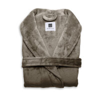 Zo!Home  Cara Bademantel Lang M Steeple Taupe Uni...