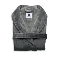 Zo!Home  Cara Bademantel Lang M Dark Grey Uni Dark-Grey