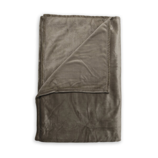 Zo!Home  Cara Plaid 140x200 Steeple Taupe Uni Steeple-Taupe