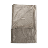 Zo!Home  Cara Plaid 140x200 Shady Sand Uni Shady-Sand