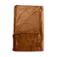 Zo!Home  Cara Plaid 140x200 Copper Orange Uni Copper-Orange