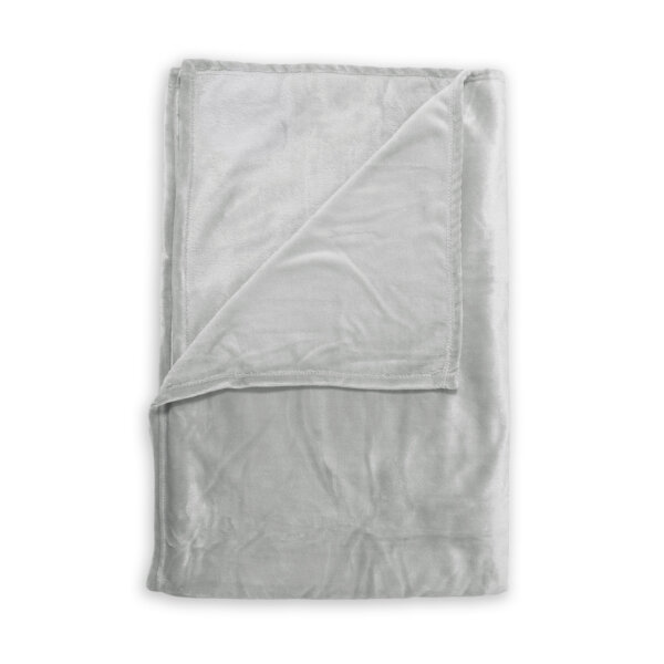 Zo!Home  Cara Plaid 140x200 Pearl Grey Uni Pearl-Grey