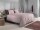 Zo!Home  Lino Bettwäsche 200 Shell Nude Uni Shell-Nude 1 Bettbezug 200x200cm + 2 Kissenbezug 80x80cm