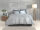 Zo!Home  Lino Bettwäsche 200 Denim Uni Denim 1 Bettbezug 200x200cm + 2 Kissenbezug 80x80cm