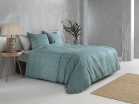 Zo!Home  Lino Bettwäsche 135 Emerald Green Uni...