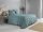 Zo!Home  Lino Bettwäsche 135 Emerald Green Uni Emerald-Green 1 Bettbezug 135x200cm + 1 Kissenbezug 80x80cm