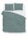 Zo!Home  Lino Bettwäsche 200 Emerald Green Uni Emerald-Green 1 Bettbezug 200x200cm + 2 Kissenbezug 80x80cm