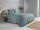 Zo!Home  Lino Bettwäsche 200 Emerald Green Uni Emerald-Green 1 Bettbezug 200x200cm + 2 Kissenbezug 80x80cm