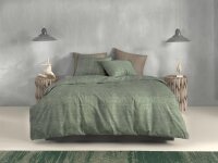 Zo!Home  Lino Bettwäsche 200 Army Green Uni Army-Green 1 Bettbezug 200x200cm + 2 Kissenbezug 80x80cm