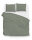 Zo!Home  Lino Bettwäsche 200 Army Green Uni Army-Green 1 Bettbezug 200x200cm + 2 Kissenbezug 80x80cm