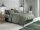 Zo!Home  Lino Bettwäsche 200 Army Green Uni Army-Green 1 Bettbezug 200x200cm + 2 Kissenbezug 80x80cm