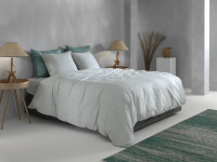 Zo!Home  Lino Bettwäsche 135 Dove Grey Uni Dove-Grey...