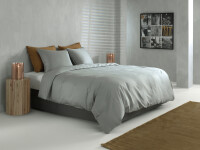 Zo!Home Mako Satin Satinado Bettwäsche 200 Iron Grey...