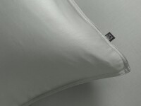Zo!Home Mako Satin Satinado Bettwäsche 200 Iron Grey Uni Iron-Grey 1 Bettbezug 200x200cm + 2 Kissenbezug 80x80cm