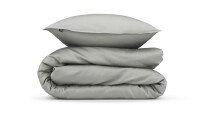 Zo!Home Mako Satin Satinado Bettwäsche 200 Iron Grey Uni Iron-Grey 1 Bettbezug 200x200cm + 2 Kissenbezug 80x80cm