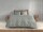 Zo!Home Mako Satin Satinado Bettwäsche 200 Iron Grey Uni Iron-Grey 1 Bettbezug 200x200cm + 2 Kissenbezug 80x80cm