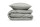 Zo!Home Mako Satin Satinado Bettwäsche 200 Iron Grey Uni Iron-Grey 1 Bettbezug 200x200cm + 2 Kissenbezug 80x80cm