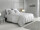 Zo!Home Mako Satin Satinado Bettwäsche 135 Ash Grey Uni Ash-Grey 1 Bettbezug 135x200cm + 1 Kissenbezug 80x80cm