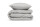 Zo!Home Mako Satin Satinado Bettwäsche 135 Ash Grey Uni Ash-Grey 1 Bettbezug 135x200cm + 1 Kissenbezug 80x80cm