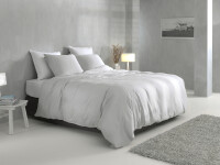 Zo!Home Mako Satin Satinado Bettwäsche 155 Ash Grey...