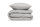 Zo!Home Mako Satin Satinado Bettwäsche 200 Ash Grey Uni Ash-Grey 1 Bettbezug 200x200cm + 2 Kissenbezug 80x80cm