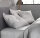 Zo!Home Bettwäsche Satinado 1 Bettwäsche 260x220cm mit 2 Kopfkissen 60x70cm 100% Baumwolle Mako-Satin Ash Grey